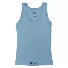 Майка для мальчика, цвет голубой, рост 110-116 см (4)