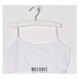 Майка (Топ) для девочки А. 24011, цвет белый, рост 146-152 см (38)