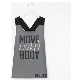 Майка женская спортивная Kaftan "Move", р. 46, хаки/чёрный