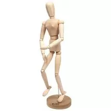 Манекен (кукла) человека художественный "Сонет", женский, дерево, высота 50 см