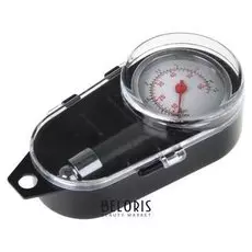 Манометр, металлический, в пластиковом футляре, до 6 атм