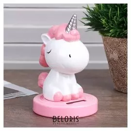 Маятник пластик от солнечной батареи"Единорожек"11х7х7 см