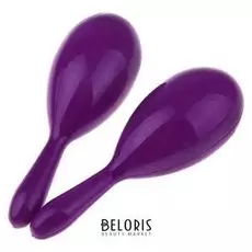 Маракас однотонный, набор 2 шт., цвет фиолетовый