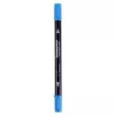 Маркер акварельный «Сонет», двусторонний: пулевидный/кисть, водная основа, королевский синий