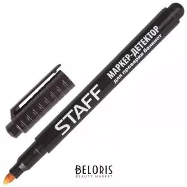 Маркер-детектор для проверки подлинности банкнот, STAFF, блистер