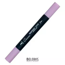 Маркер художественный «Сонет», спиртовая основа, ягодный мусс, двусторонний: пулевидная/скошенная