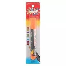 Маркер меловой для стекла, LED, оранжевый