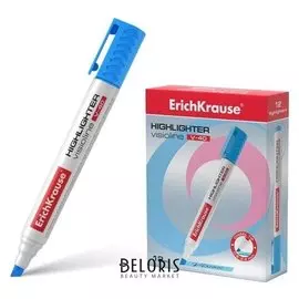 Маркер текстовыделитель Erichkrause "Visioline V-40", голубой 30978