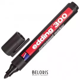 Маркеры перманентные Edding 300 набор 4 шт., ассорти, круглый наконечник, 1,5-3 мм