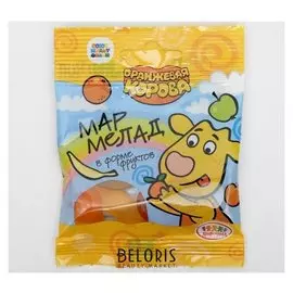 Мармелад жевательный, Vitafruit, "Оранжевая корова" фруктовое 25 г