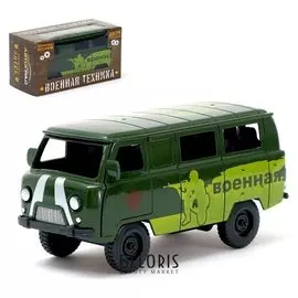 Машина инерционная «Микроавтобус Военный»