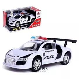 Машина инерционная «Полиция», свет и звук