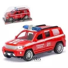 Машина инерционная «Пожарная охрана Круизёр» открываются двери