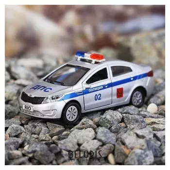 Машина Kia Rio полиция