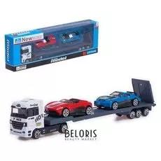 Машина металлическая «Автовоз», с техникой