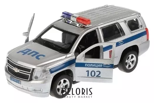 Машина металлическая «Chevrolet Tahoe Полиция» 12 см