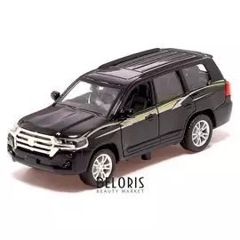 Машина металлическая «Джип», 1:32, инерция, открываются двери, цвет чёрный