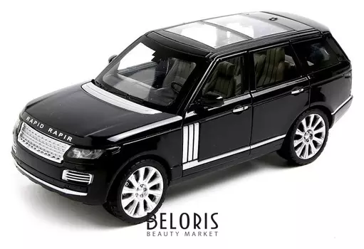 Машина металлическая «Джип», открываются двери, капот, багажник, инерция, цвет чёрный