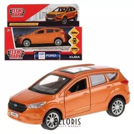 Машина металлическая инерционная Ford Kuga, цвет золотой, 12 см