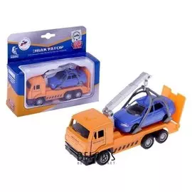 Машина металлическая инерционная «Эвакуатор» с машинкой