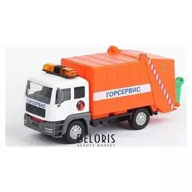 Машина металлическая инерционная «Мусоровоз», световые и звуковые эффекты