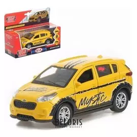 Машина металлическая Kia Sportage, открываются двери, багажник, инерция, 12 см