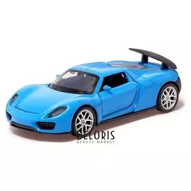 Машина металлическая «Купе», 1:32, инерция, открываются двери, цвет синий