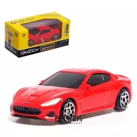 Машина металлическая Maserati Granturismo, масштаб 1:64, цвет красный