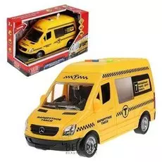 Машина металлическая Mercedes-benz Sprinter такси, 22 см