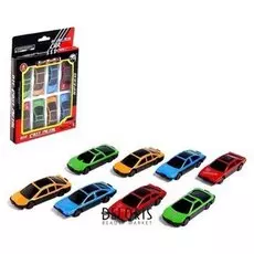 Машина металлическая, набор 8 шт