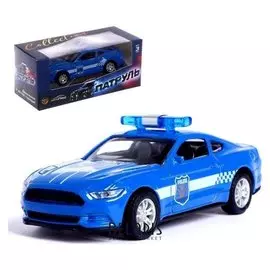 Машина металлическая «Полиция», инерционная, масштаб 1:43