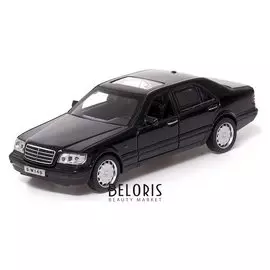 Машина металлическая «Престиж», открываются двери, капот, багажник, инерция, цвет чёрный