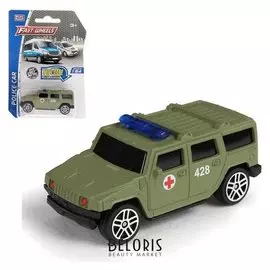 Машина металлическая «Спецслужбы», масштаб 1:64, световые и звуковые эффекты