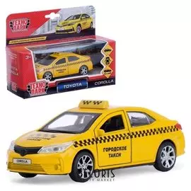 Машина металлическая «toyota Corolla такси» 12 см