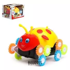 Машина-перевертыш «Божья коровка» работает от батареек