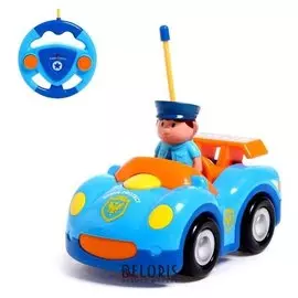 Машина радиоуправляемая «Полиция», работает от батареек