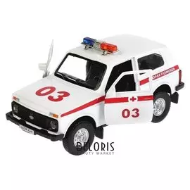 Машина «Скорая Lada», 12 см