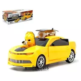 Машина-трансформер Автобот световые и звуковые эффекты, работает от батареек