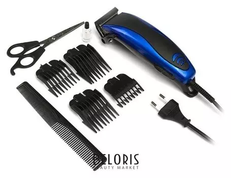Машинка для стрижки волос Luazon Ltri-14, 4 уровня стрижки, 15 Вт, синий, 220v