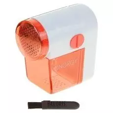 Машинка для удаления катышков Energy Ge-706, 3 Вт, съемный контейнер, бело-оранжевая