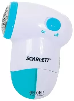 Машинка для удаления катышков SCARLETT SC-920, съемный резервуар, пластик, белый / голубой