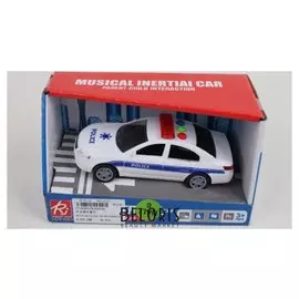 Машинка полицейская инерционная со светом и звуком