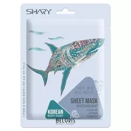 Маска-антиоксидант тканевая Сквалан и Комплекс витаминов