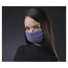 Маска декоративная, сеточка, цвет радужно-фиолетовый