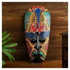 Маска дерево "Абориген черепашка" 3х12х30 см