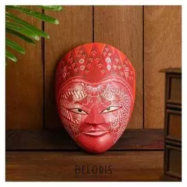 Маска дерево "Амадина" батик 23 см