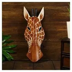 Маска дерево "Жираф" 30х11х4,5 см