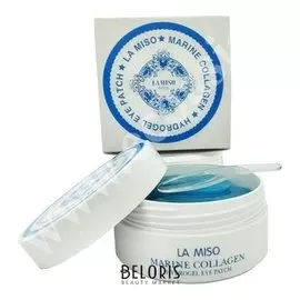 Маска для кожи вокруг глаз La miso Гидрогелевая с морским коллагеном