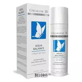 Гель-маска коллагеновая с гиалуроновой кислотой "Aqua Balance" (Объем 30 мл)
