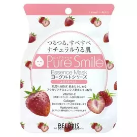 Маска для лица на йогуртовой основе c земляникой